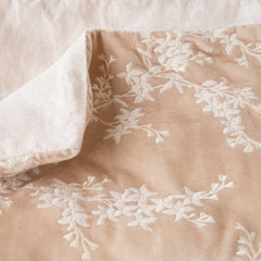 Lynette Bed End Blanket from Bella Notte Linens in the color Pearl.