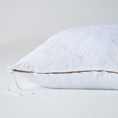 Lynette Euro Sham in White from Bella Notte Linens