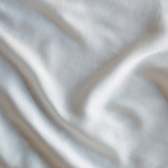 Madera Luxe Full Fitted Sheet in Winter White from Bella Notte Linens