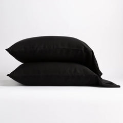 Madera Luxe Pillowcases from Bella Notte Linens in the color Corvino.