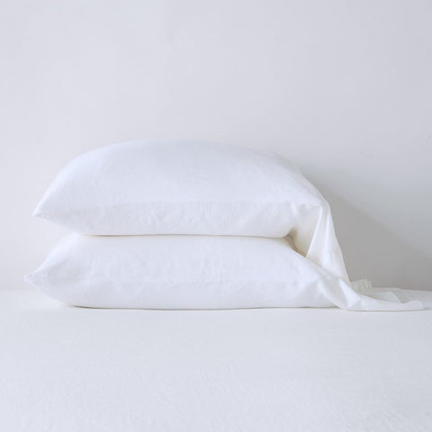 Madera Luxe Pillowcase - White - King