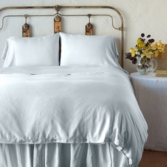 Madera Luxe Duvet from Bella Notte Linens in the color Cloud.
