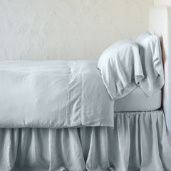 Madera Luxe Duvet from Bella Notte Linens in the color Cloud.