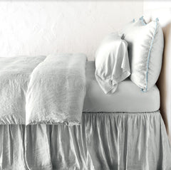 Paloma Queen Duvet Cover in Cloud from Bella Notte Linens