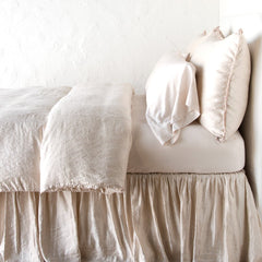 King Paloma Duvet Cover in Pearl from Bella Notte Linens