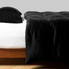 Paloma Duvet from Bella Notte Linens in the color Corvino.