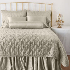 Paloma King Pillowcase in Fog from Bella Notte Linens