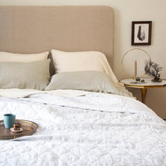 Paloma King Pillowcase in Fog from Bella Notte Linens