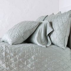 Paloma King Pillowcase in Mineral from Bella Notte Linens