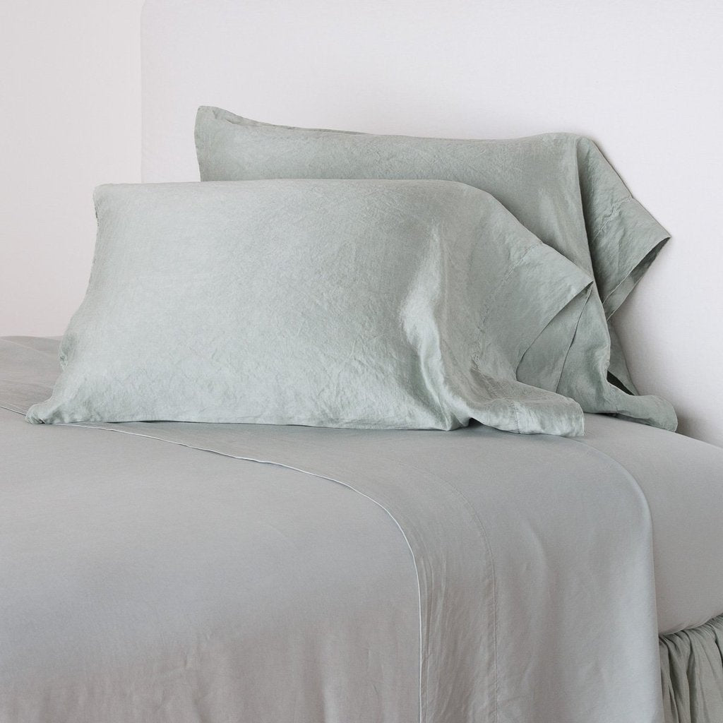 Paloma King Pillowcase in Mineral from Bella Notte Linens