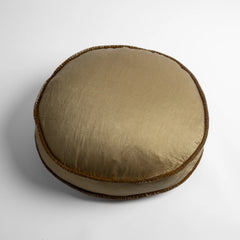 Paloma Round Pillow from Bella Notte Linens in the color Honeycomb.