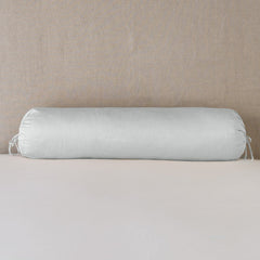 Paloma Bolster from Bella Notte Linens in the color Cloud.