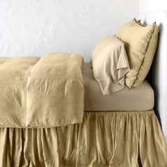 Paloma Duvet from Bella Notte Linens in the color Honeycomb.