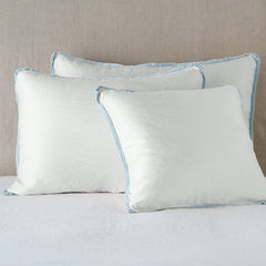 Paloma Shams from Bella Notte Linens in the color Cloud.