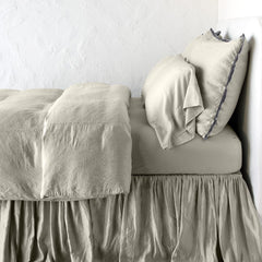 Paloma Shams from Bella Notte Linens in the color Fog.