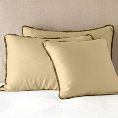 Paloma Shams from Bella Notte Linens in the color Honeycomb.