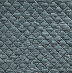 King Silk Velvet Quilted Coverlet in Cloud from Bella Notte Linens