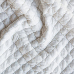 Silk Velvet Fabric in Winter White from Bella Notte Linens