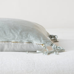 Taline Accent Pillow in Cloud from Bella Notte Linens