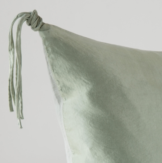 Taline Accent Pillow in Eucalyptus from Bella Notte Linens
