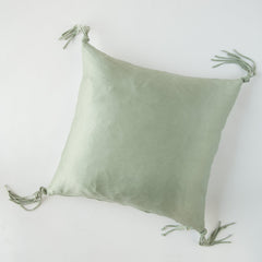 Taline 24x24 Pillow from Bella Notte Linens in the color Eucalyptus.