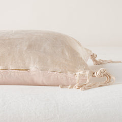 Taline 24x24 Pillow from Bella Notte Linens in the color Pearl.