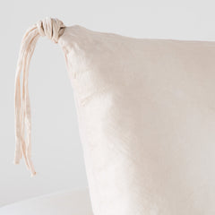 Taline Lumbar Pillow from Bella Notte Linens in the color Pearl.