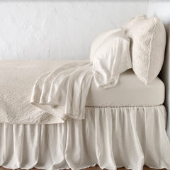 Vienna Queen Coverlet in Parchment from Bella Notte Linens
