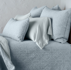 Vienna Deluxe Sham in Cloud from Bella Notte Linens