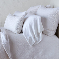 Vienna Deluxe Sham in White from Bella Notte Linens
