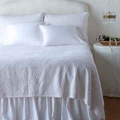 Vienna Deluxe Sham in White from Bella Notte Linens