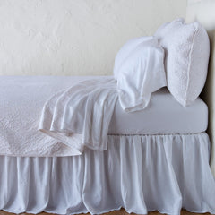 Vienna Deluxe Sham in White from Bella Notte Linens