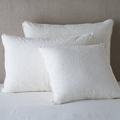 Vienna Deluxe Sham in Winter White from Bella Notte Linens